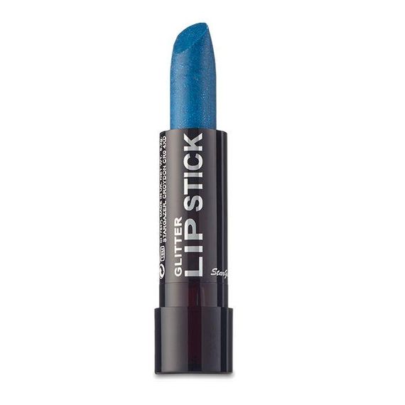 Глиттерная помада для губ Синяя Stargazer Glitter Lipstick Blue