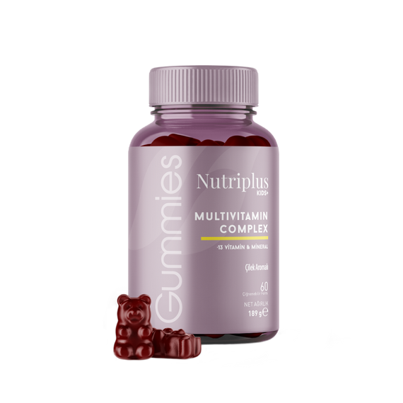 Диетическая добавка Желейные витамины для детей Kids+Multivitamin Complex Nutriplus Farmasi 60 штук | Зображення 5