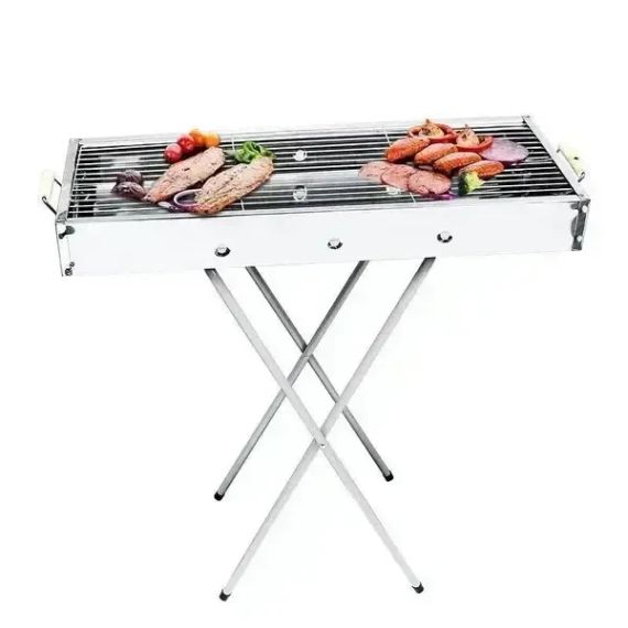 Переносний мангал BARBECUE TRAY 770T MD-008 809 (80*30*78см) | Зображення 1