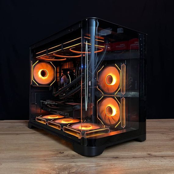Збірка на замовлення ігровий ПК GameMax Hype-M Black Tower / AMD Ryzen 7 7700 (8 (16) ядер по 3,8 - 5,3 ГГц) / 32 ГБ DDR5 / 1000 ГБ SSD M.2 / nVidia GeForce RTX 5070, 12 ГБ GDDR7, 192-bit / 750 Вт | Зображення 1