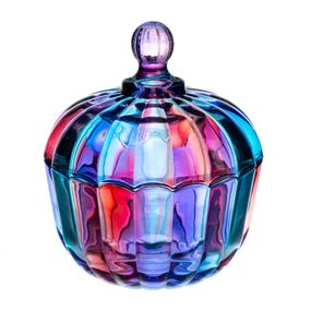 Конфетница стеклянная Rainbow 11,5х14 см