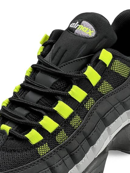Мужские кроссовки Air Max 95 Black Grey Lime весна / лето / осень A3859 42 26,5 | Зображення 8