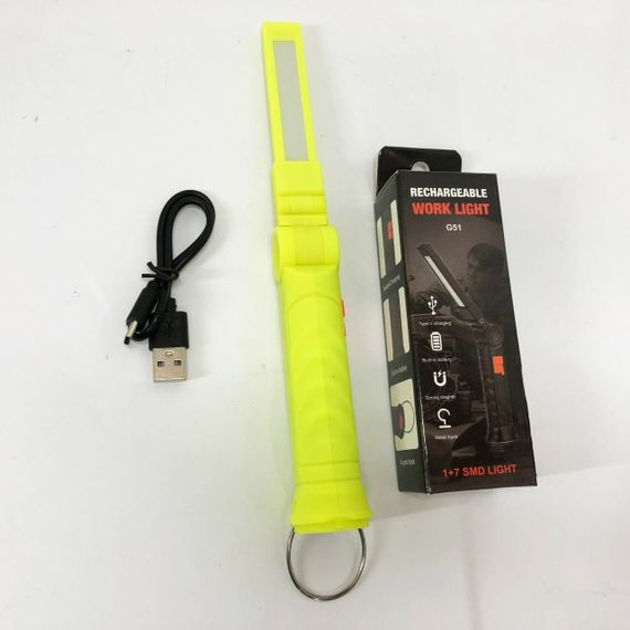 Ліхтар поворотний Worklight G51-LED-COB з магнітом та гаком, Кемпінговий складаний ліхтар | Зображення 8