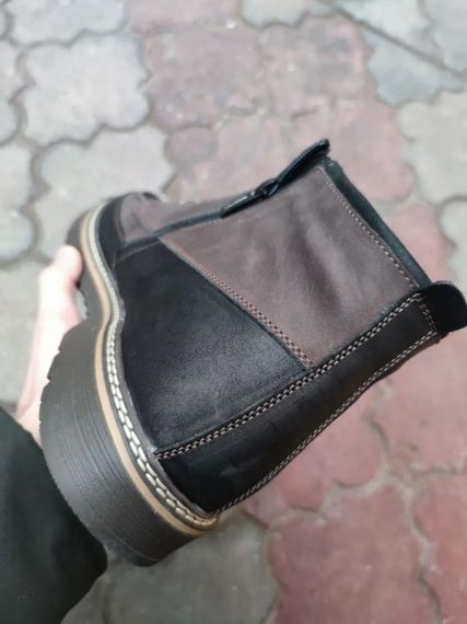 Коричневые ботинки большой размер обуви 49 | Зображення 1