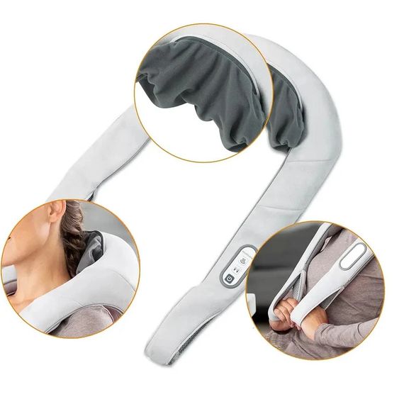 Масажер для шиї та плечей з 8 режимами SUNROZ Cervical Massage Shawl (234575260_699) | Зображення 7