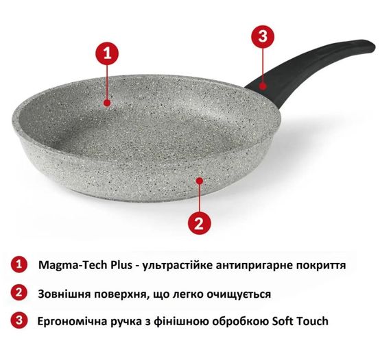 Сковорода Flonal Dura Induction 32 см (DUIPD3230) | Зображення 3