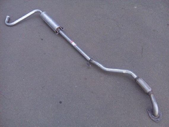 Резонатор Lanos Евро-2, BOSAL (293-049) з приймальнею трубою під хомут (TF69Y0-1202008-31)