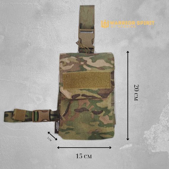 Підсумок тактичний під аптечку з вкладишем Warrior Spirit WS-Apt 2.0 Мультикам | Зображення 1