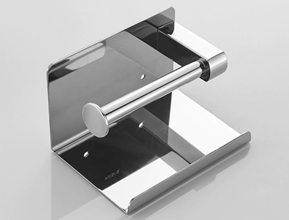 Тримач туалетного паперу Primo TP01 металевий з полицею - Silver | Зображення 4