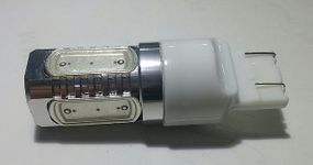 Світлодіодна Автолампа 7443-W21 / 5W-T20, 6,0W RED (200Lm), безцокольна двоконтактна