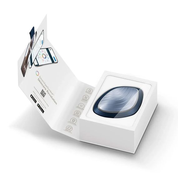 Ультразвукова маска тепло та холод GESKE Sonic Warm&Cool Mask 9в1 white, Синій | Зображення 8