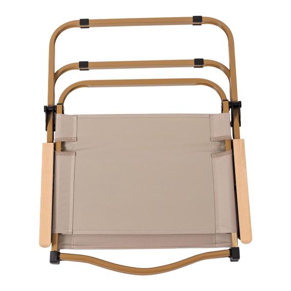 Кресло раскладное туристическое 46х54х75 см кресло складное для пикника на природу Бежевый | Зображення 8