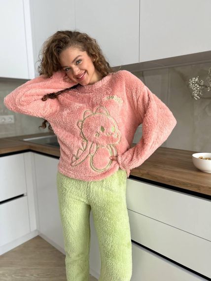 Пижама женская Розовая XL (2505) | Зображення 7