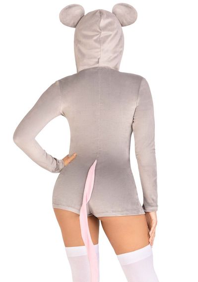Комбінезон-костюм миші Leg Avenue Comfy Mouse S, з капюшоном | Зображення 1