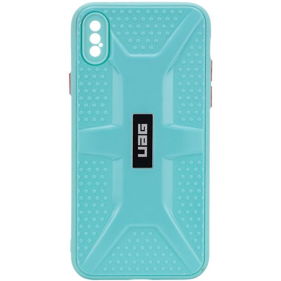 Чехол TPU+PC UAG для Apple iPhone X / XS (5.8") TPU+PC, Full camera, Бирюзовый