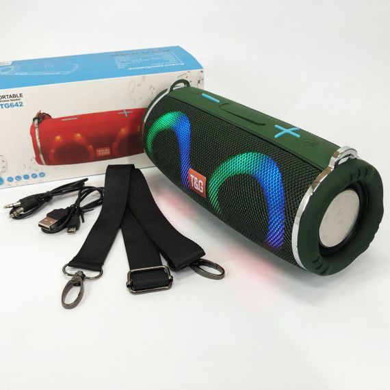 Блютуз-колонка з usb-портом TG642, Акумуляторна bluetooth колонка, Колонка з акумулятором FV-61 | Зображення 4