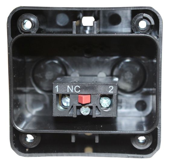 Пост кнопковий ХВ2-В174Н29 "СТОП" 1NC червона, "STOP" з фіксацією Ny95505552 | Зображення 3