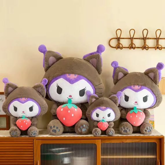 М'яка Іграшка Велика Куромі Плюшева із Аніме з Полуничкою 50 см | Зображення 1