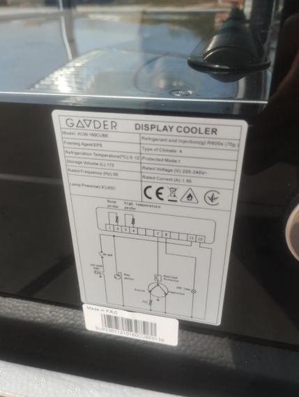 Витрина холодильная куб Goоder XCW-160 CUBE (0...+12 С) настольная | Зображення 6