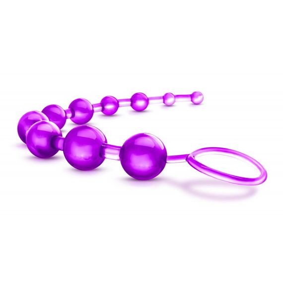 Анальная цепочка Blush B YOURS BASIC BEADS PURPLE Sex Aura | Зображення 1