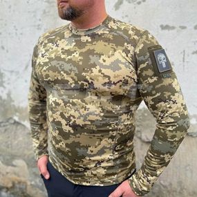 Лонгслів тактичний джерсі стрейч піксель ЗСУ 56