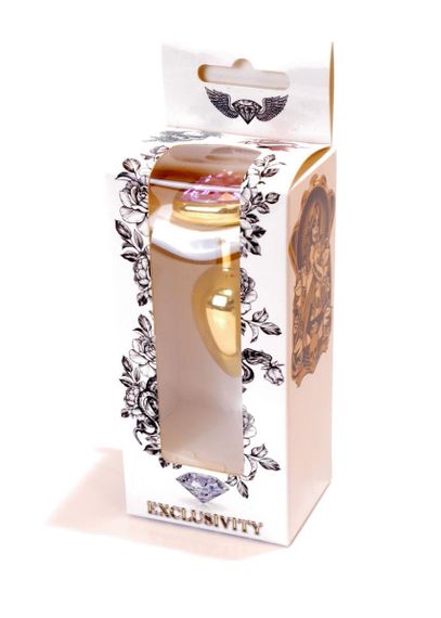 Анальна пробка - Jewellery Gold Heart Plug Light Pink sexstyle | Зображення 7