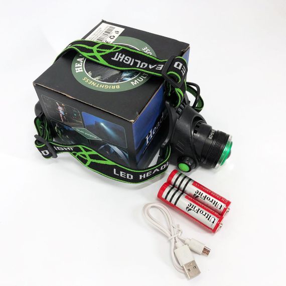 Ліхтар налобний T106-T6+COB, надпотужний ліхтар налобний, світлодіодний ліхтар на лоб | Зображення 6