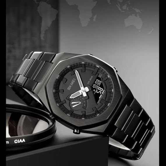 Годинник наручний чоловічий SKMEI 1816BKBKBK | Зображення 1