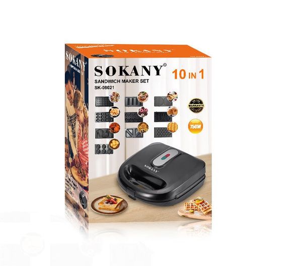Мультипекар 10 в 1 Sokany SK-08021-10 750 Вт | Зображення 9