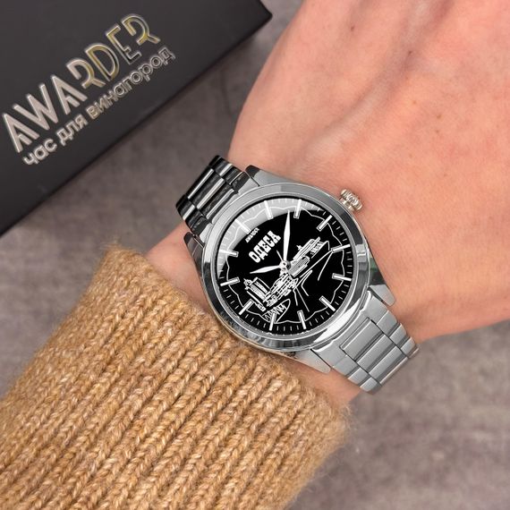 Жіночий годинник Awarder 035 Одеса II Silver-Black | Зображення 2