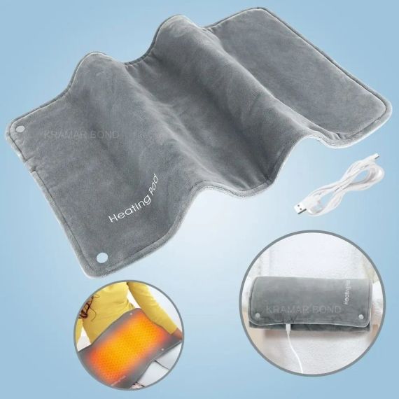 Грелка электрическая Heating Pad Type-C USB 5V/2А для облегчения судорог и болей в спине и шее | Зображення 1