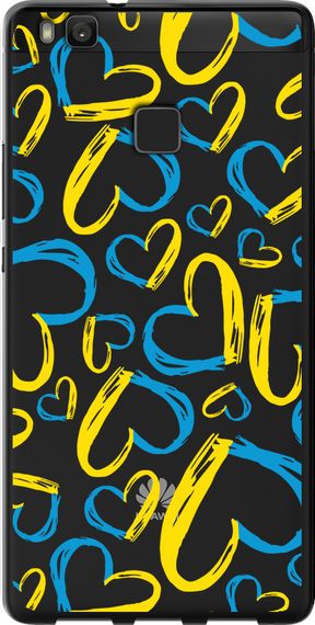 Чехол на Huawei P9 Lite Сердца UA "5292u-298-17620"