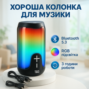 Bluetooth музыкальная колонка, Блютуз колонка с красивой подсветкой для вечеринок на даче NQ-99