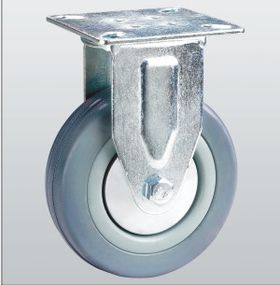 Колесо неповоротное с крепежной панелью 3007-S-125-P