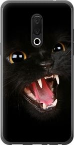 Чехол на Meizu 15 Plus Чёрная кошка "932u-1473-17620"