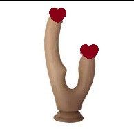 Фаллоимитатор двойной Brandon на присоске sexstyle