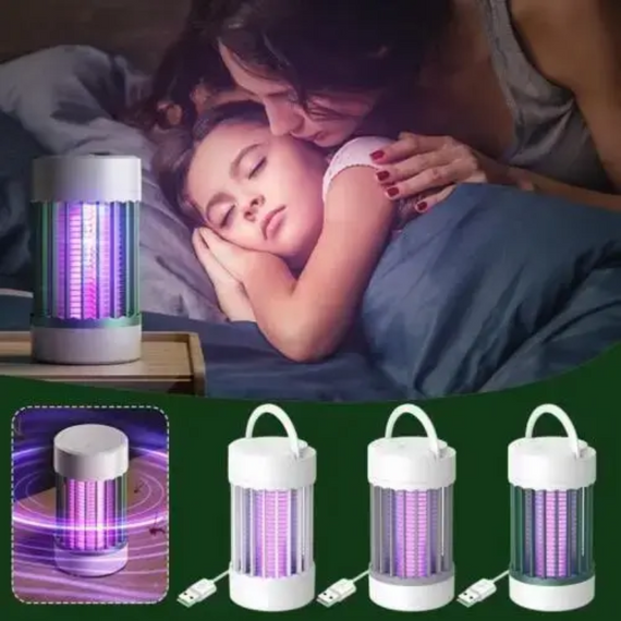 Лампа відлякувач комарів і комах з USB Camping Mosquito Lamp, знищувач комах для дому | Зображення 4