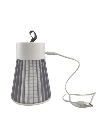 Пастка-лампа від комах Mosquito killing Lamp YG-002 від USB з LED підсвічуванням Сіра | Зображення 3