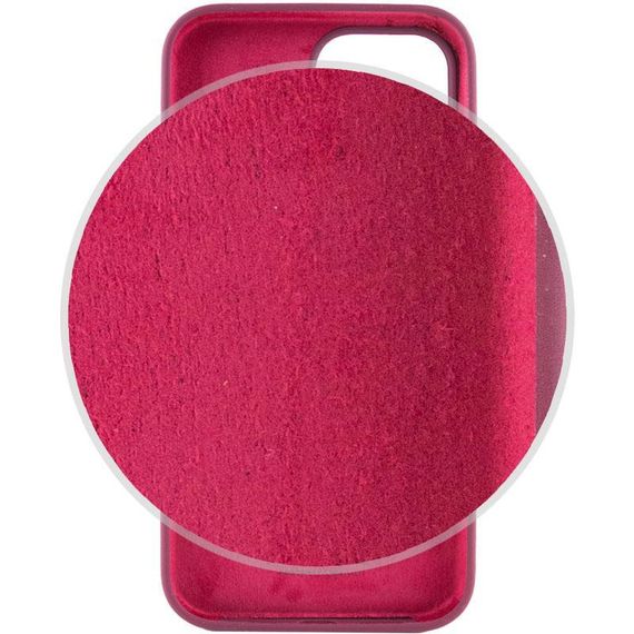 Чохол Silicone Case Full Protective (AA) для Apple iPhone 14 (6.1") Бордовий / Plum | Зображення 2