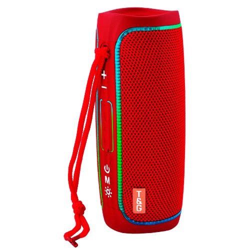 Портативна Bluetooth колонка з підсвічуванням LED TG288. YE-818 Колір: червоний | Зображення 4