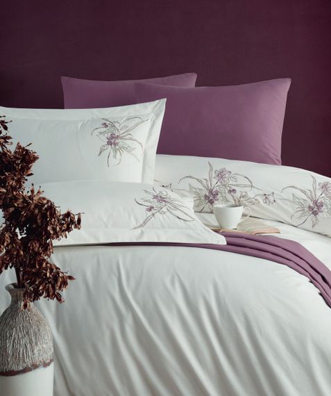 Постельное белье Maribor Elegance Poplin 200 х 220 см Acelya Ekru | Зображення 1