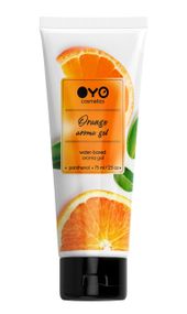 Универсальный ароматизированный увлажняюший гель-лубрикант OYO - Orange aroma gel, 75 ml. Sex Aura