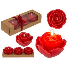 Набор свеч роза Red colored candle Sex Aura