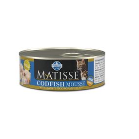 Вологий корм з тріскою для котів Farmina Matisse Cat Mousse Codfish, 85 гр