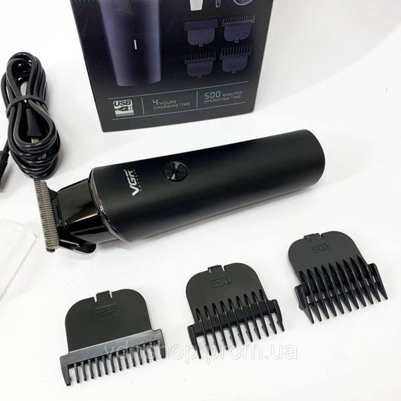 Машинка для стрижки волосся без шуму VGR V-933, Професійна машинка для стрижки волосся на акумуляторі UC-84 | Зображення 2