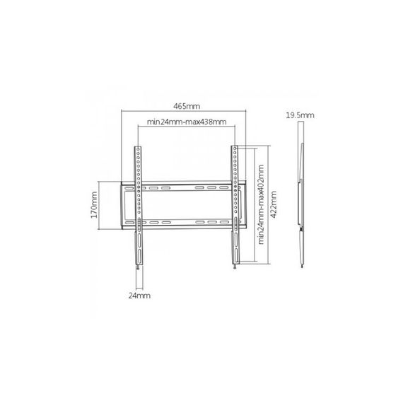 Кронштейн Brateck KL22-44F | Зображення 1