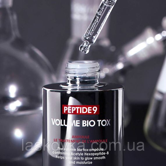 Омолоджувальна ампульна сироватка з пептидами MEDI-PEEL Peptide 9 Volume Bio Tox Ampoule, 100 мл | Зображення 3