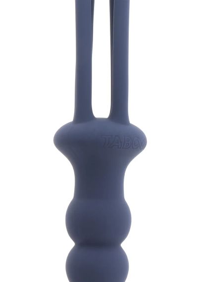 Кнут с держателем в виде анальной пробки Taboom Silicone Supreme, синий sexstyle | Зображення 7