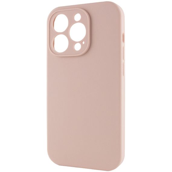Чохол Silicone Case Full Camera Protective (AA) NO LOGO для Apple iPhone 14 Pro Max (6.7") Рожевий / Pink Sand | Зображення 2