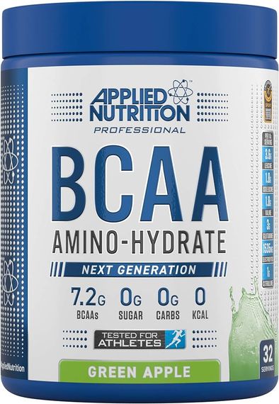 Комплекс амінокислот Applied Nutrition BCAA Amino-Hydrate (450g - 32 Servings) (Green Apple)